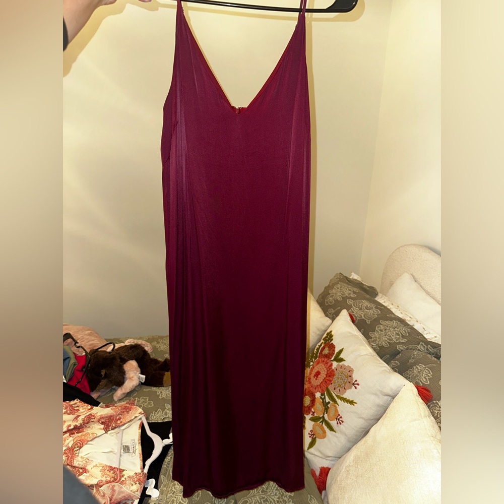 GAP Deep Red Maxi Dress